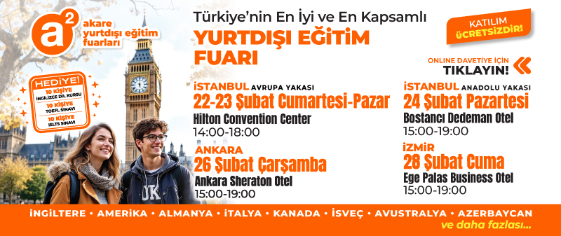 Akare Yurtdışı Eğitim Fuarları Başlıyor